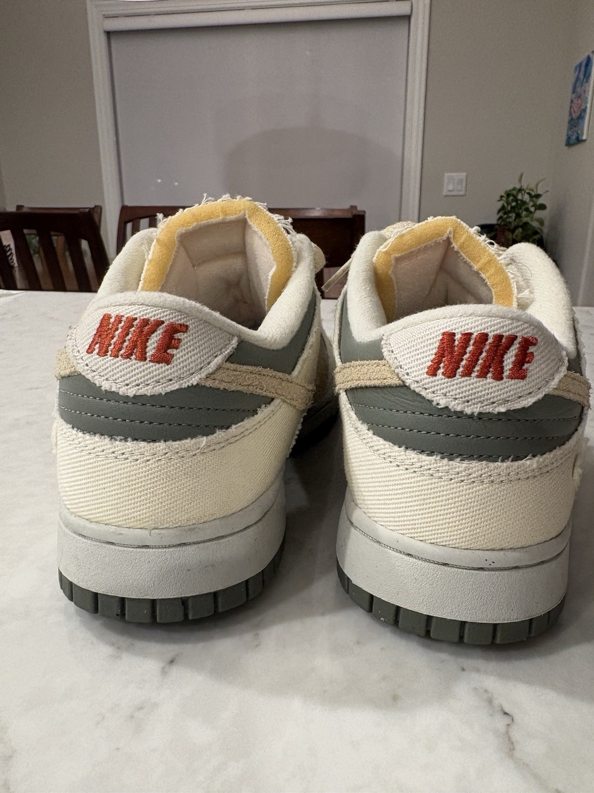 Nike Dunk Low Light Bone Dark Stucco Low Top Women’s Canvas Sneakers
