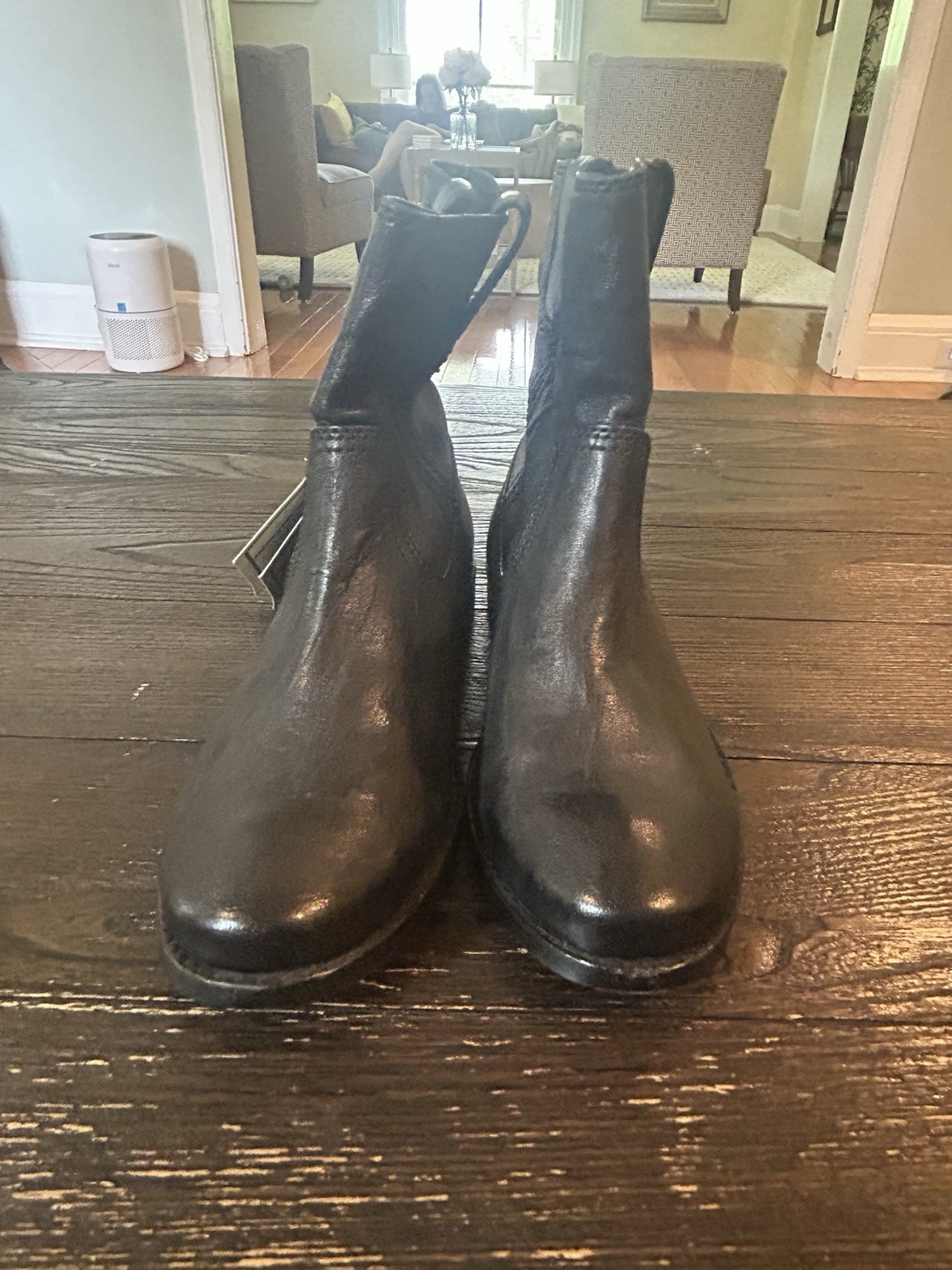 FRYE Women’s Size 6 M Black Leather Ankle Fashion Boots