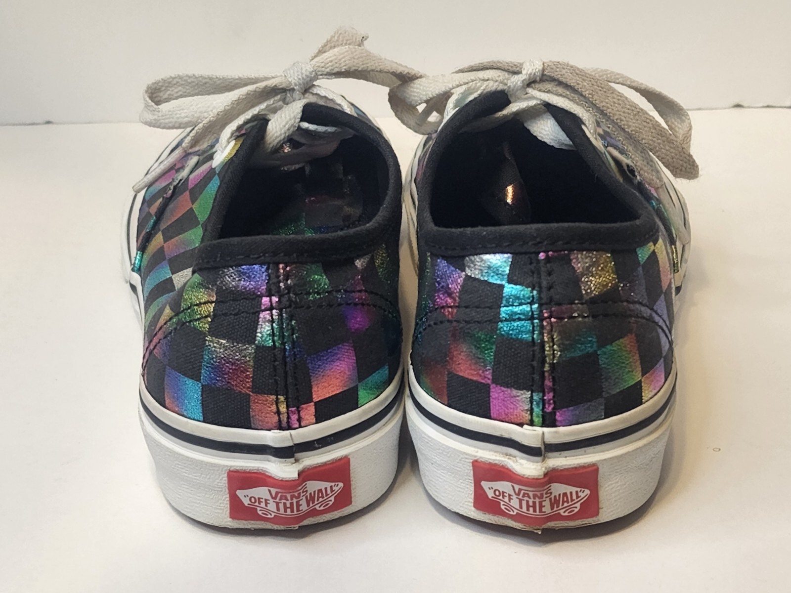 VANS Low Top Canvas Skate Shoes 508731 multicolored rainbow women 5 / men 3.5