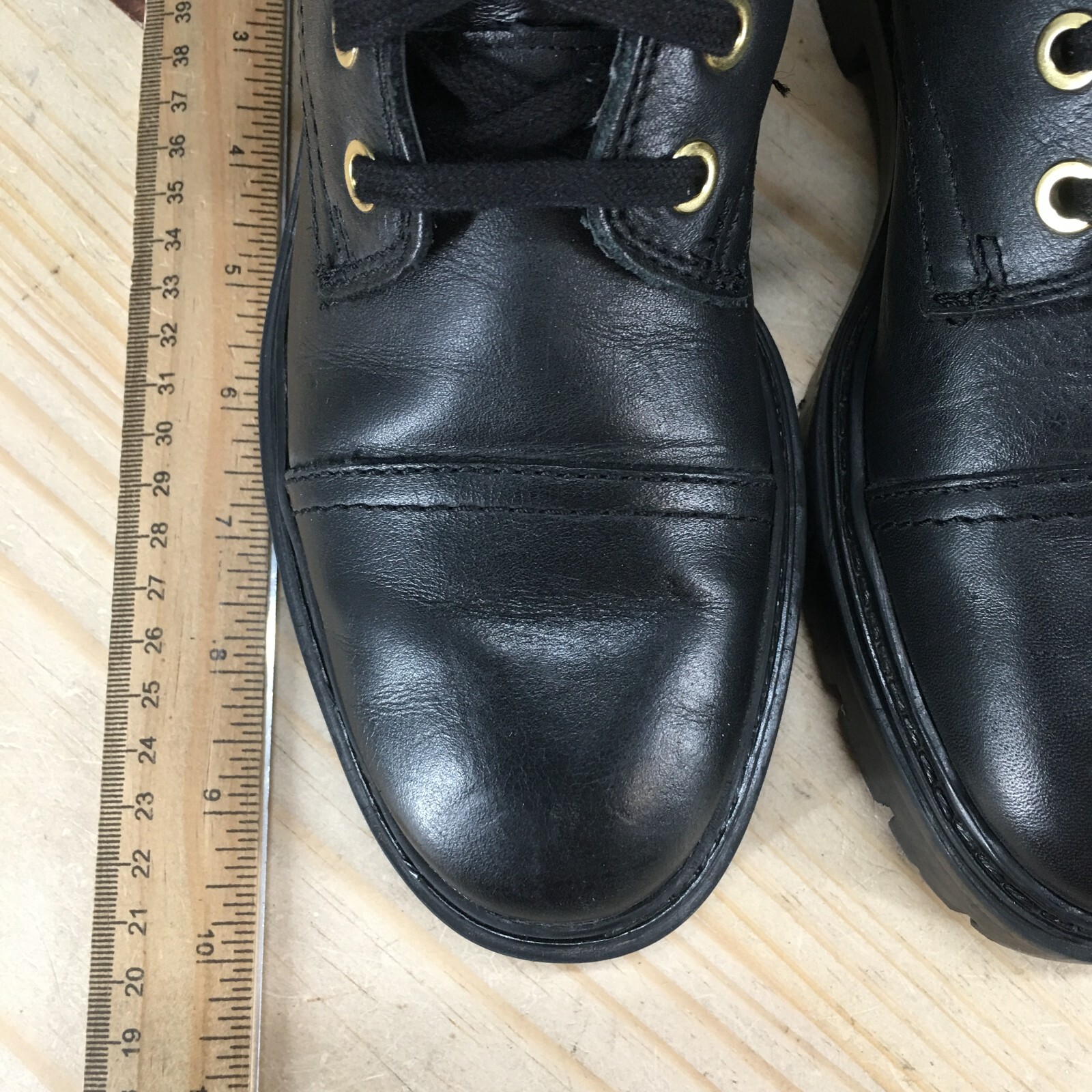 Mango Boots Womens 36 Biker Quilted Lace Up Comfort Casual Round Toe Ankle Top