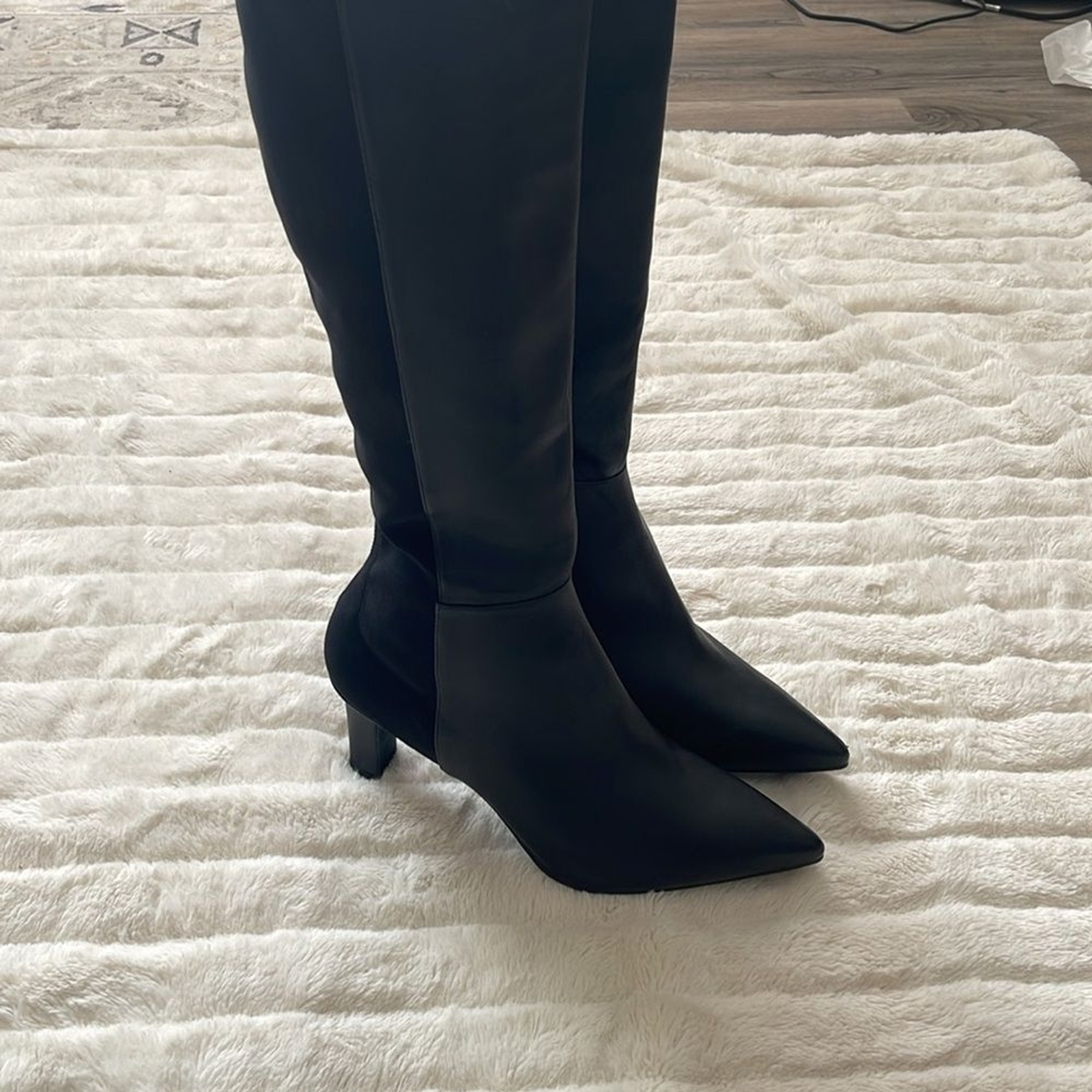 Stuart Weitzman Bobbie 75 Thigh High Leather Boots, NWT!! Size: 11.5, Black