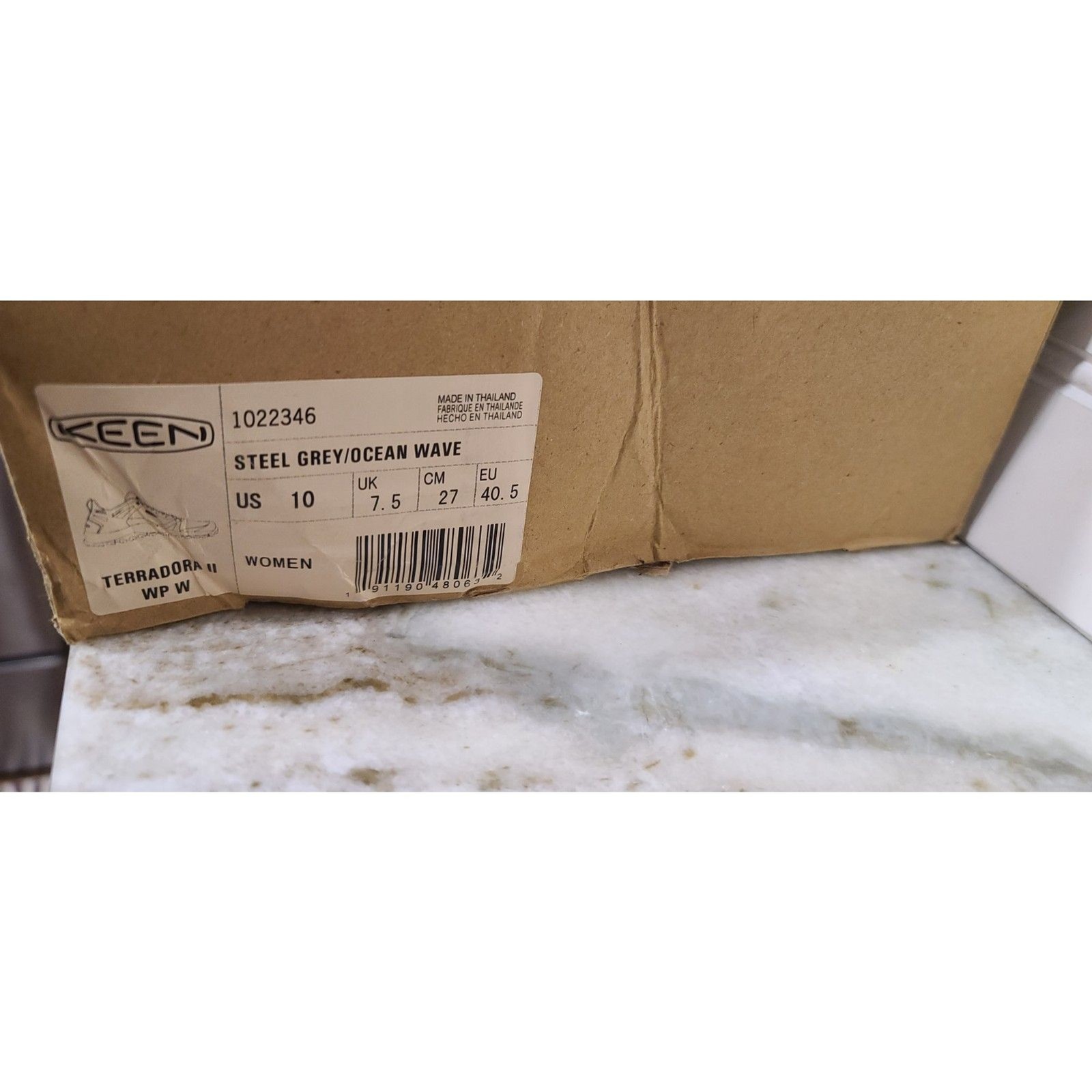 Keen Womens Terradora II Steel Grey/Ocean Wave Sneakers Size 10 NEW