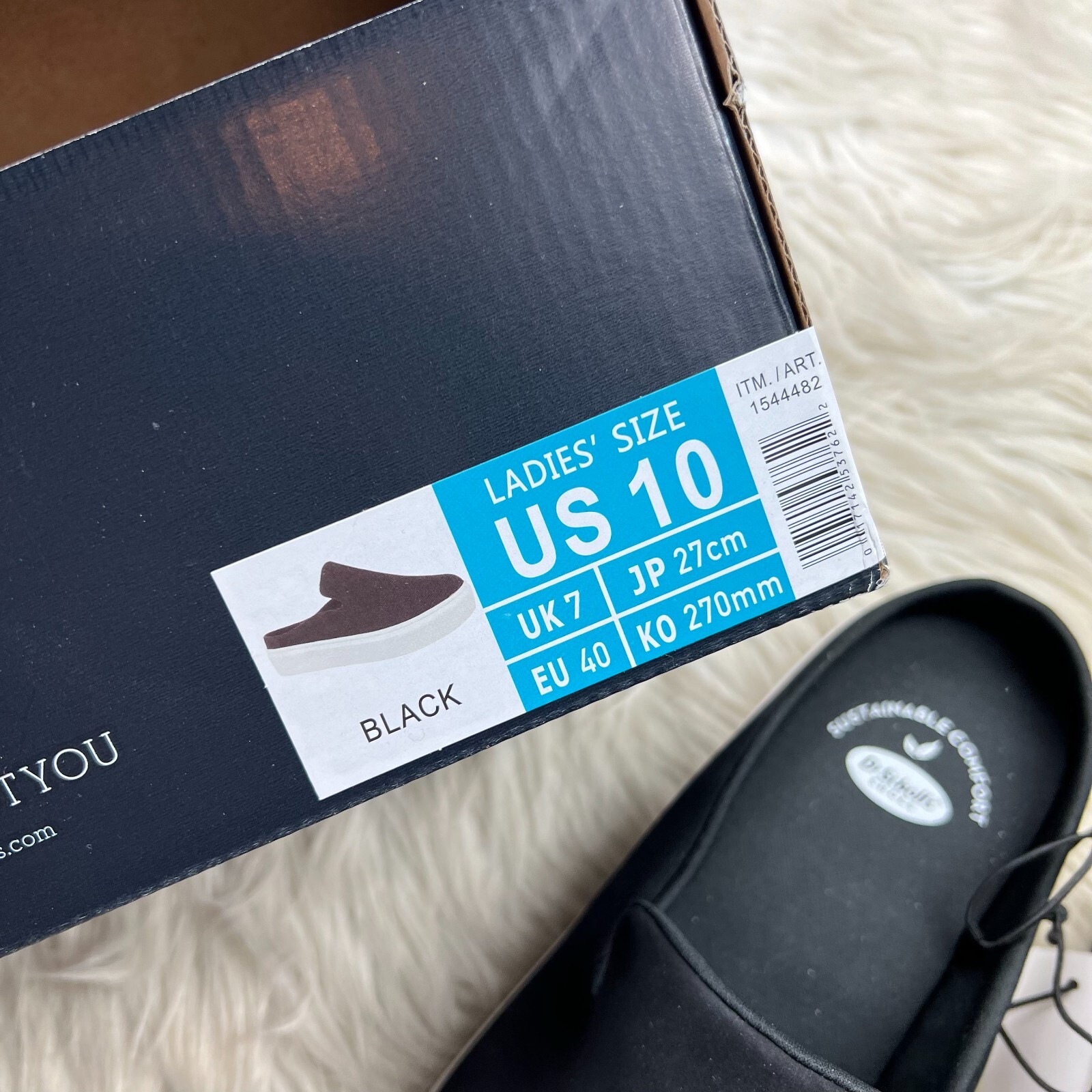 NIB Dr. Scholl’s Women’s 10 Delia Slip-On Supportive Mules Open Back Sneakers