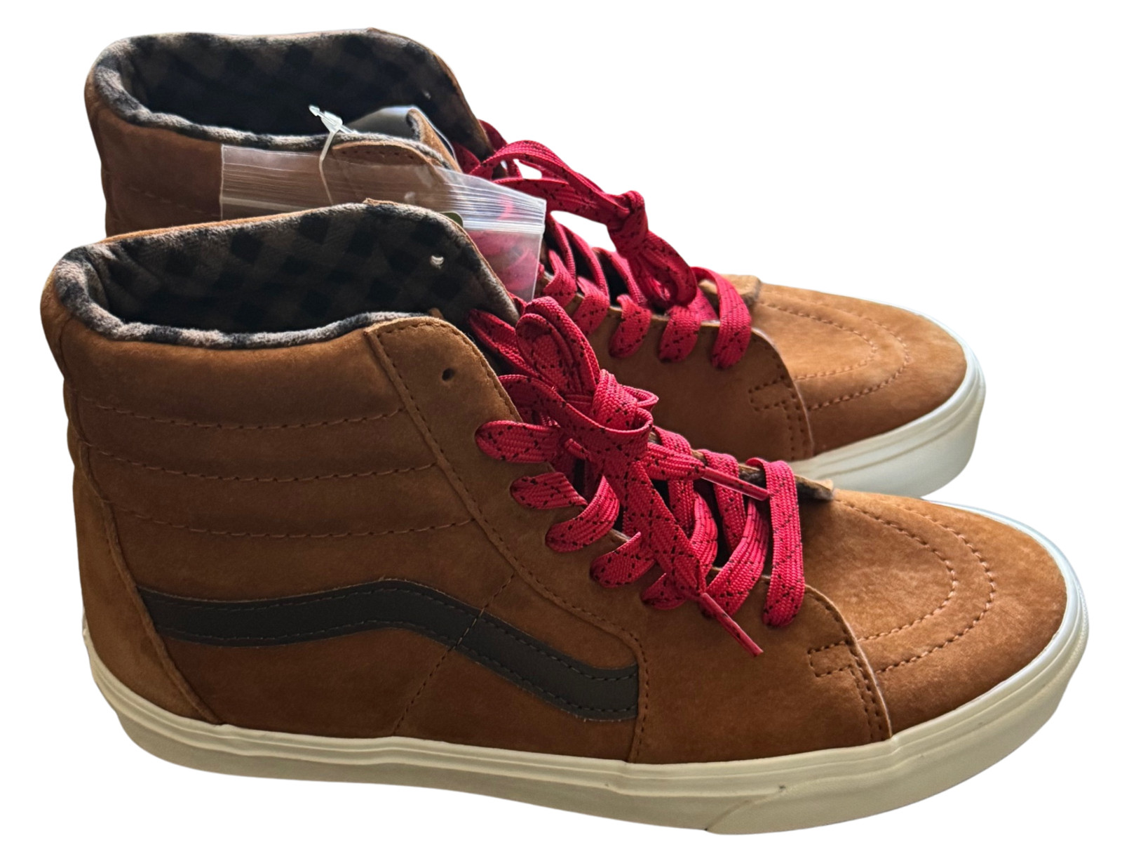 Vans HEIQ ECO DRY High Top Sneakers Water Repellent Suede Shoes Women 8.5 Men 7