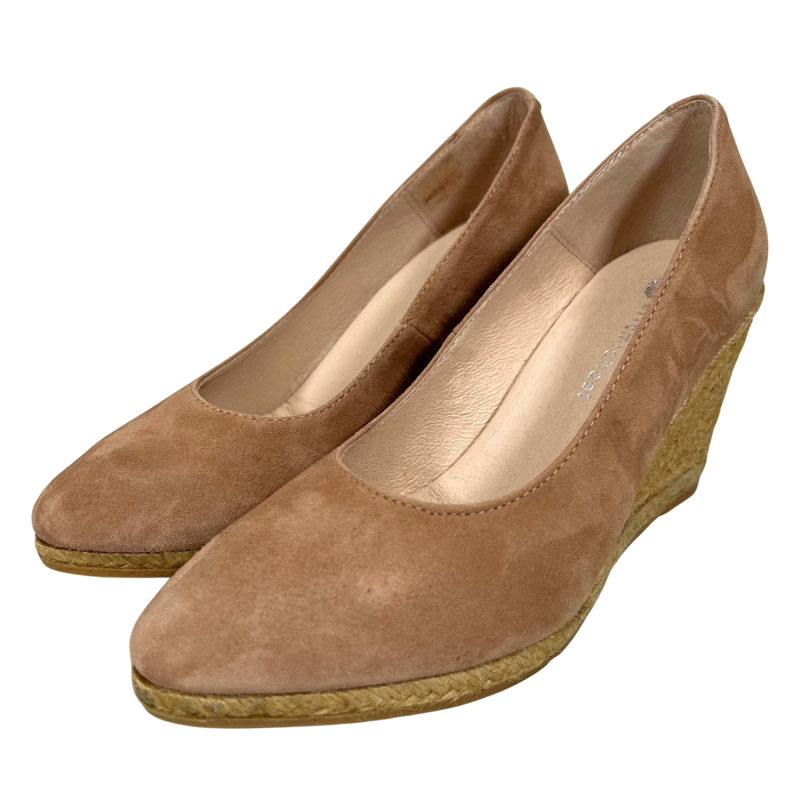 Eric Michael Women’s Teva Suede Espadrille Wedge Shoes Size EU 36 US 6.5-7