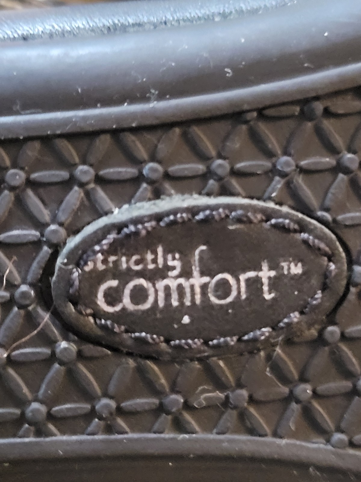 Mary Jane Style Leather Shallow Toe Comfort Flat By Strictly Comfort sz 10-M