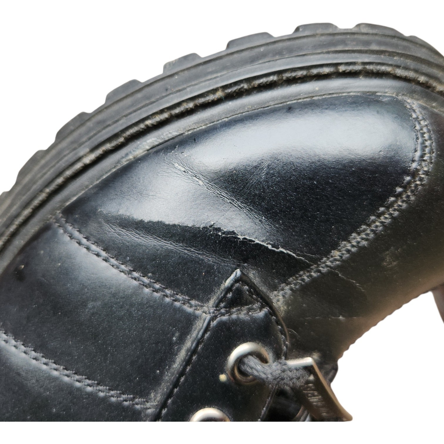 Vintage Unionbay 90s Y2K Black Chunky Platform Oxfords Womens Size 9 Grunge