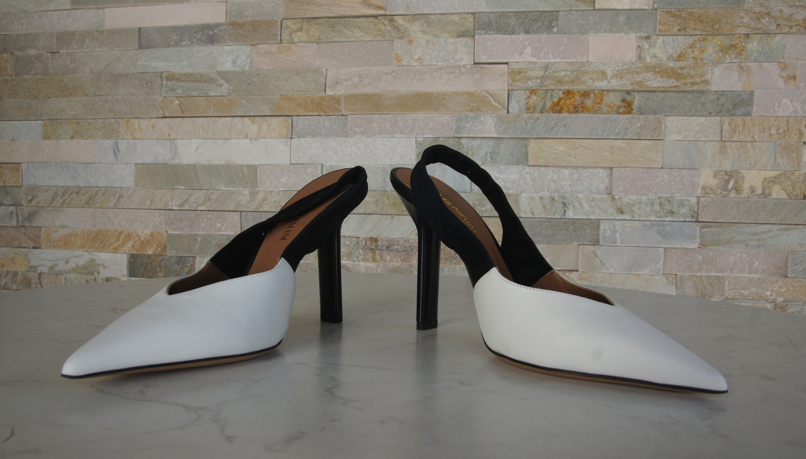 Emporio Armani slingbacks slingbacks 35 36 37 37.5 38.5 39 40 white former RRP €350