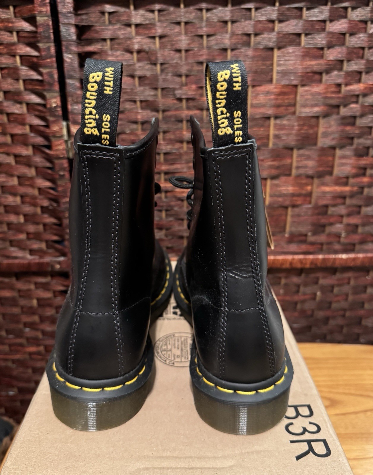 Dr. Martens 1460 Smooth Black Lace Up Leather Boots/Women’s Size 7