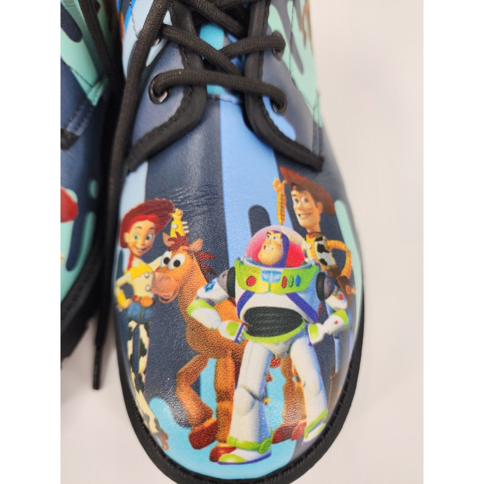 Disney Pixar Toy Story Combat Boots Navy Blue Buzz Woody Jessie Kids Youth 4