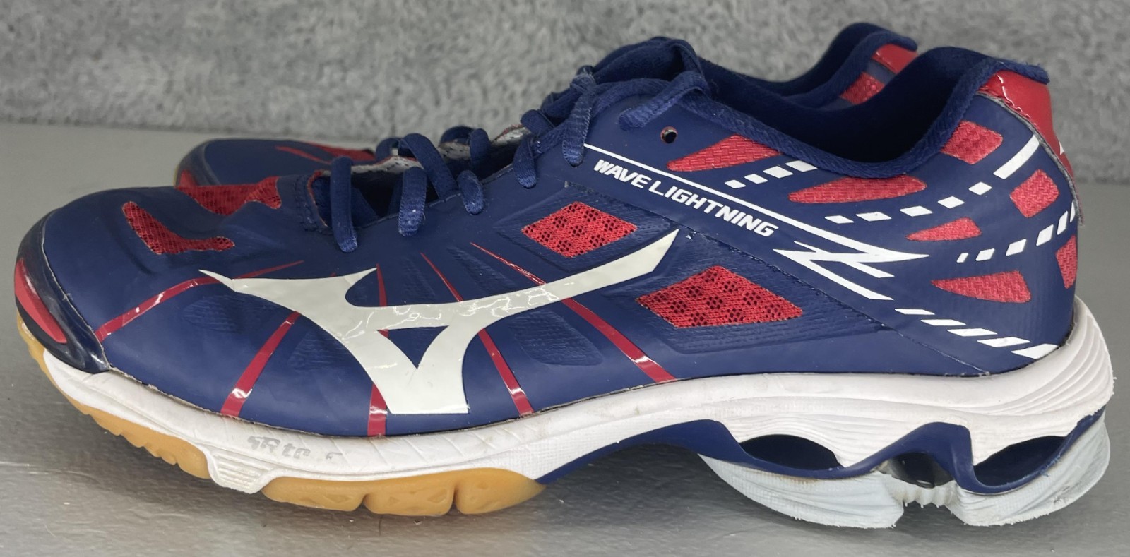 Mizuno Women’s Wave Lightning Z Indoor Volleyball Shoes Red/Blue US Size W 8