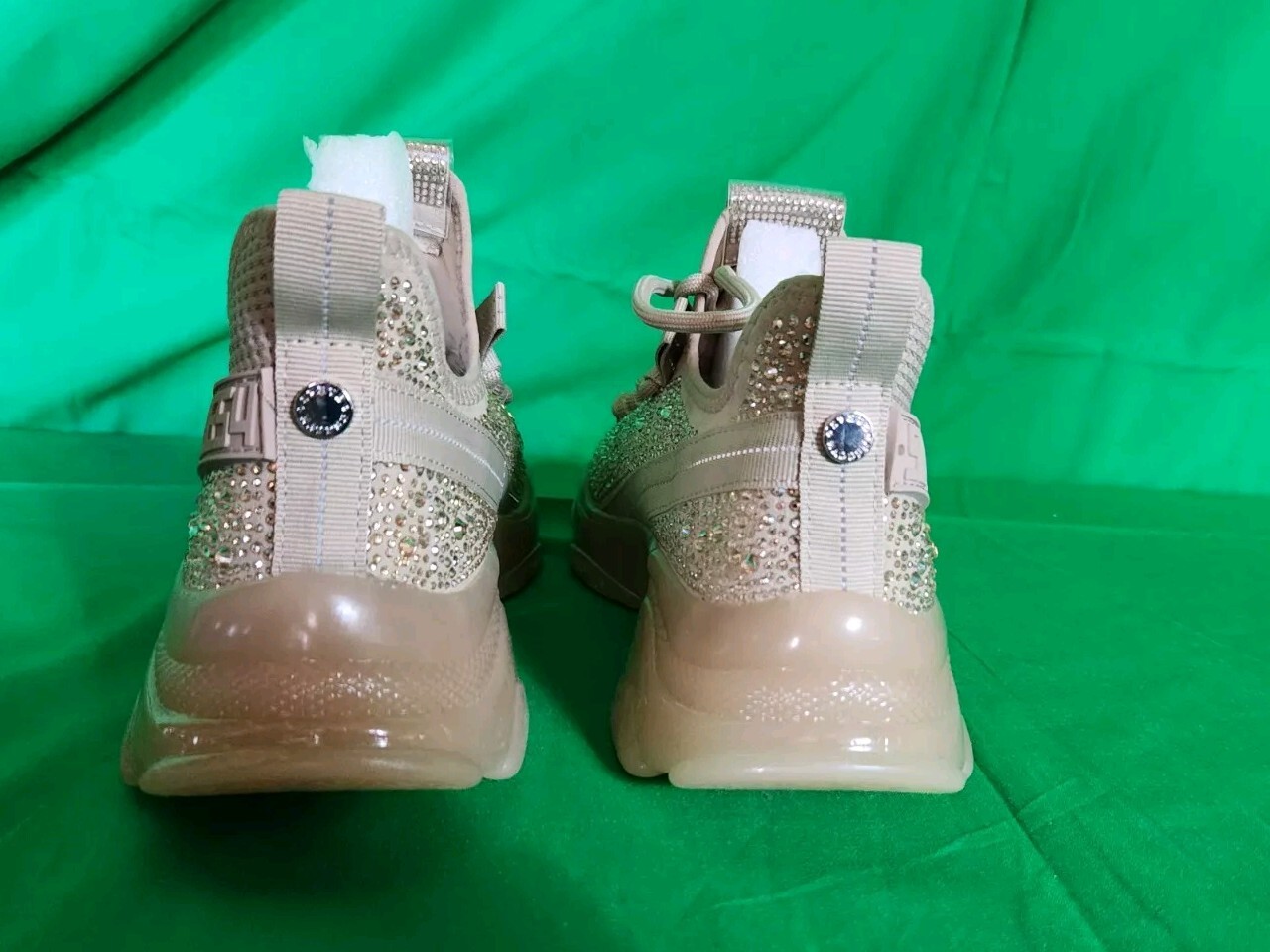 Steve Madden SM NY90 Women’s Maxima 08S1 Sneakers Shoes Rose GOLD Size 9.5 M