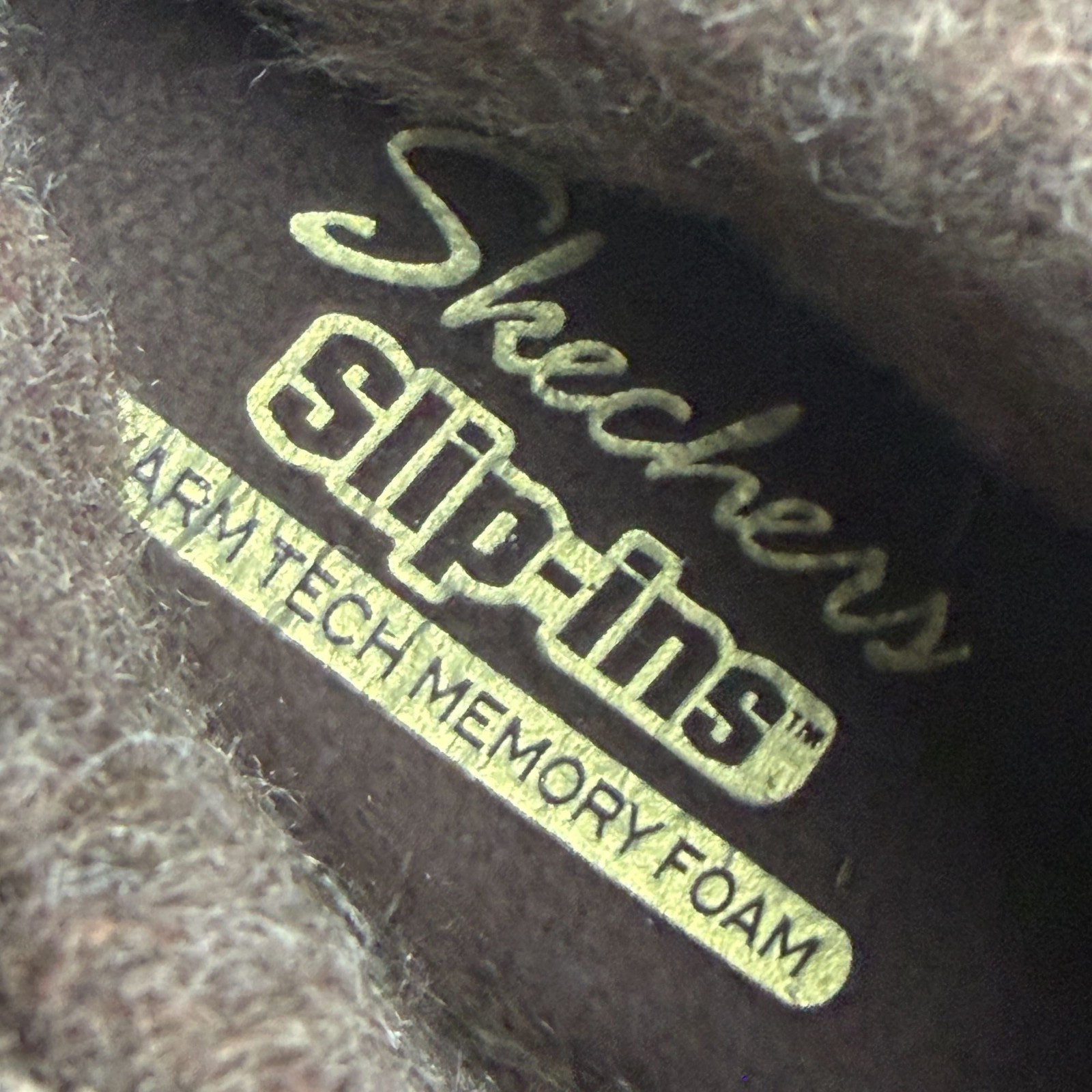 Skechers Slip-Ins Keepsakes Cozy Floral Mini Boots Womens 6.5 Chocolate Brown