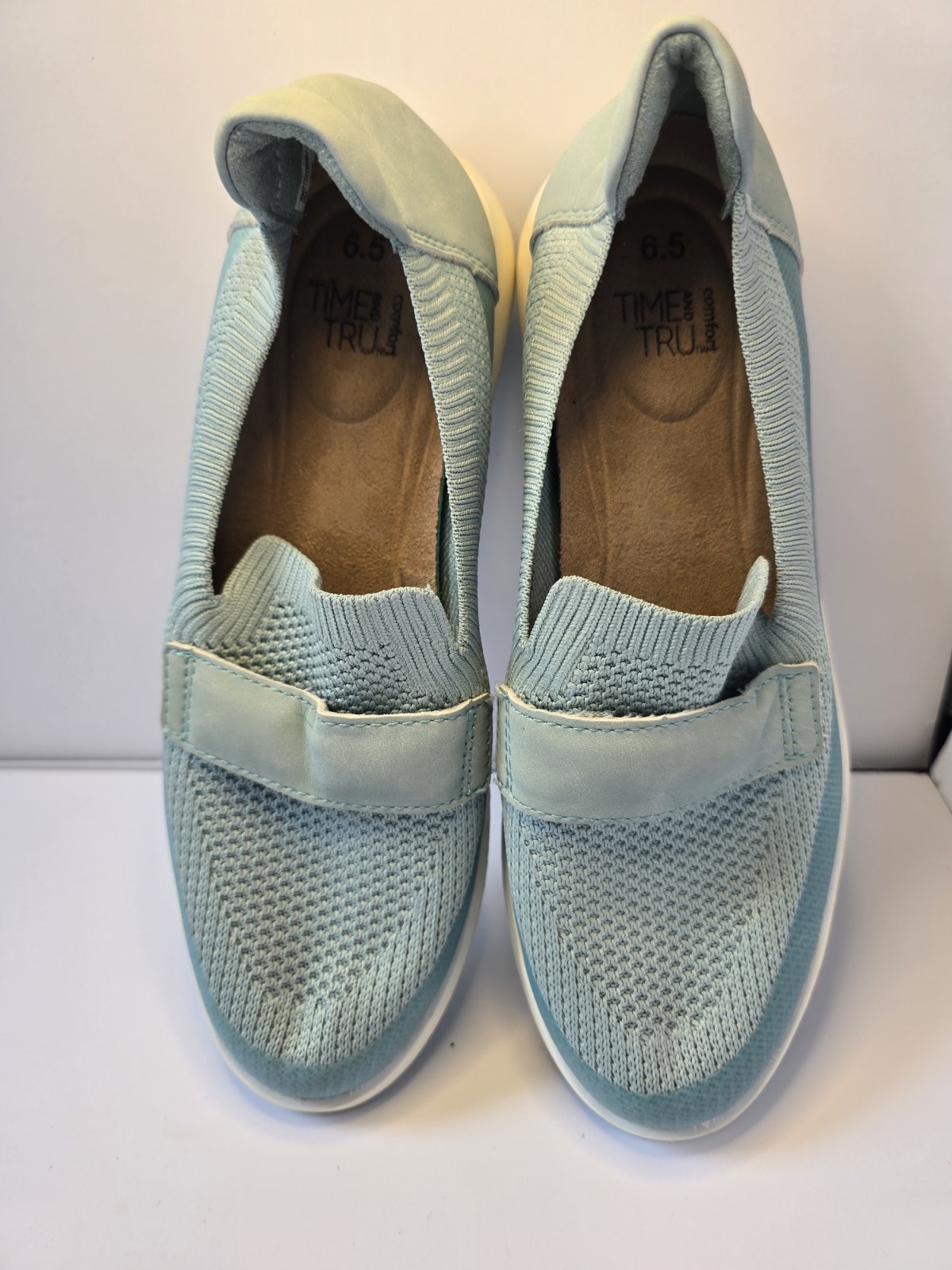 Time & Tru Women’s Blue Comfort Shoes Size 6.5