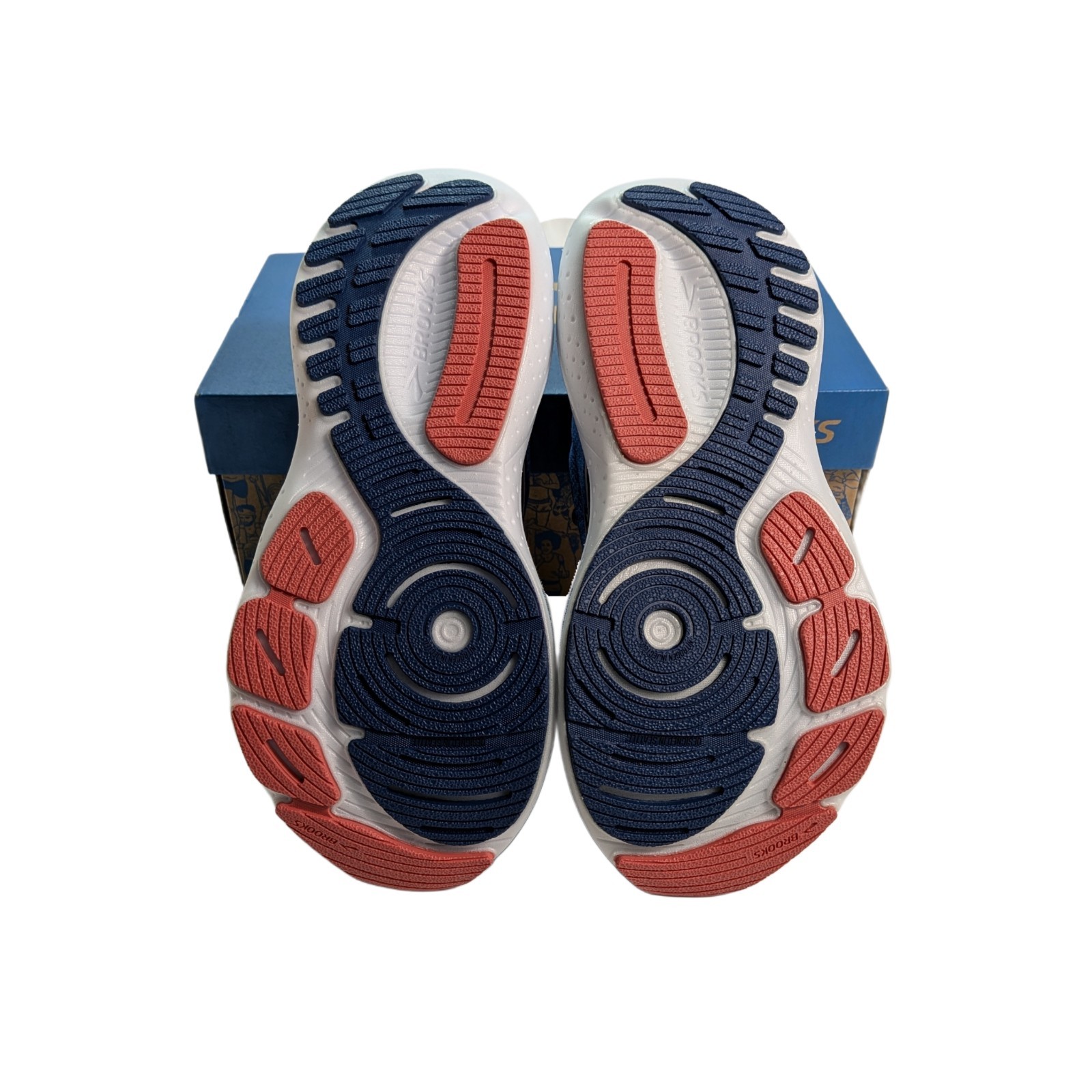 Brooks Glycerin GTS 21 Women 8 B Blue Pink Support Running Shoes