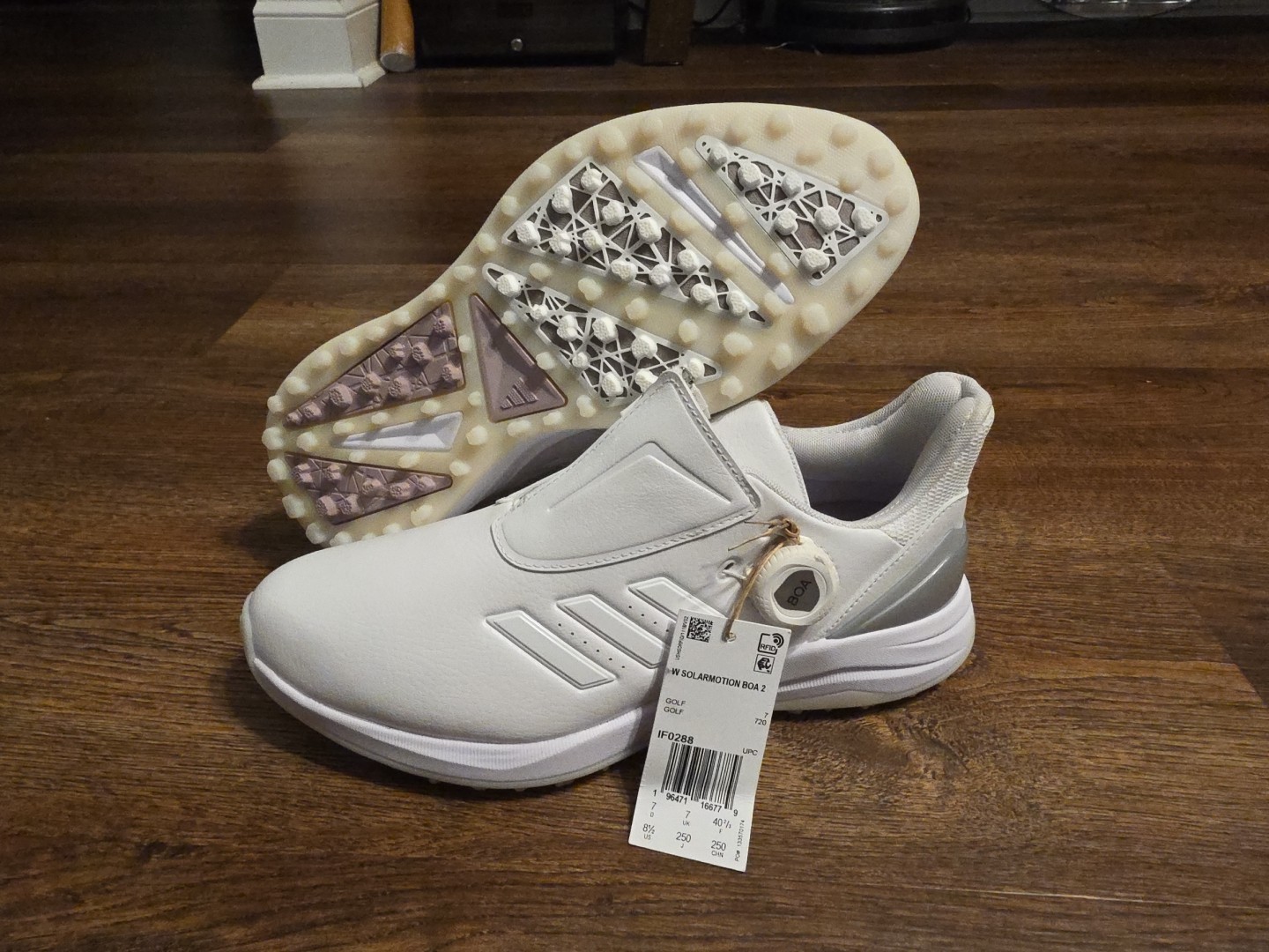 Adidas Solarmotion Spikeless BOA Lightstrike 24 Golf Shoes Size 8.5 New IF0288