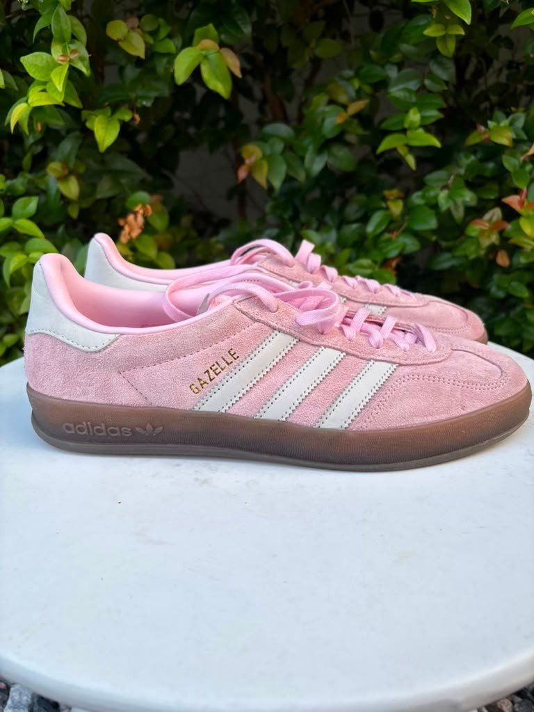adidas Originals Women’s Gazelle Indoor Clear Pink / Off White / Gum W10