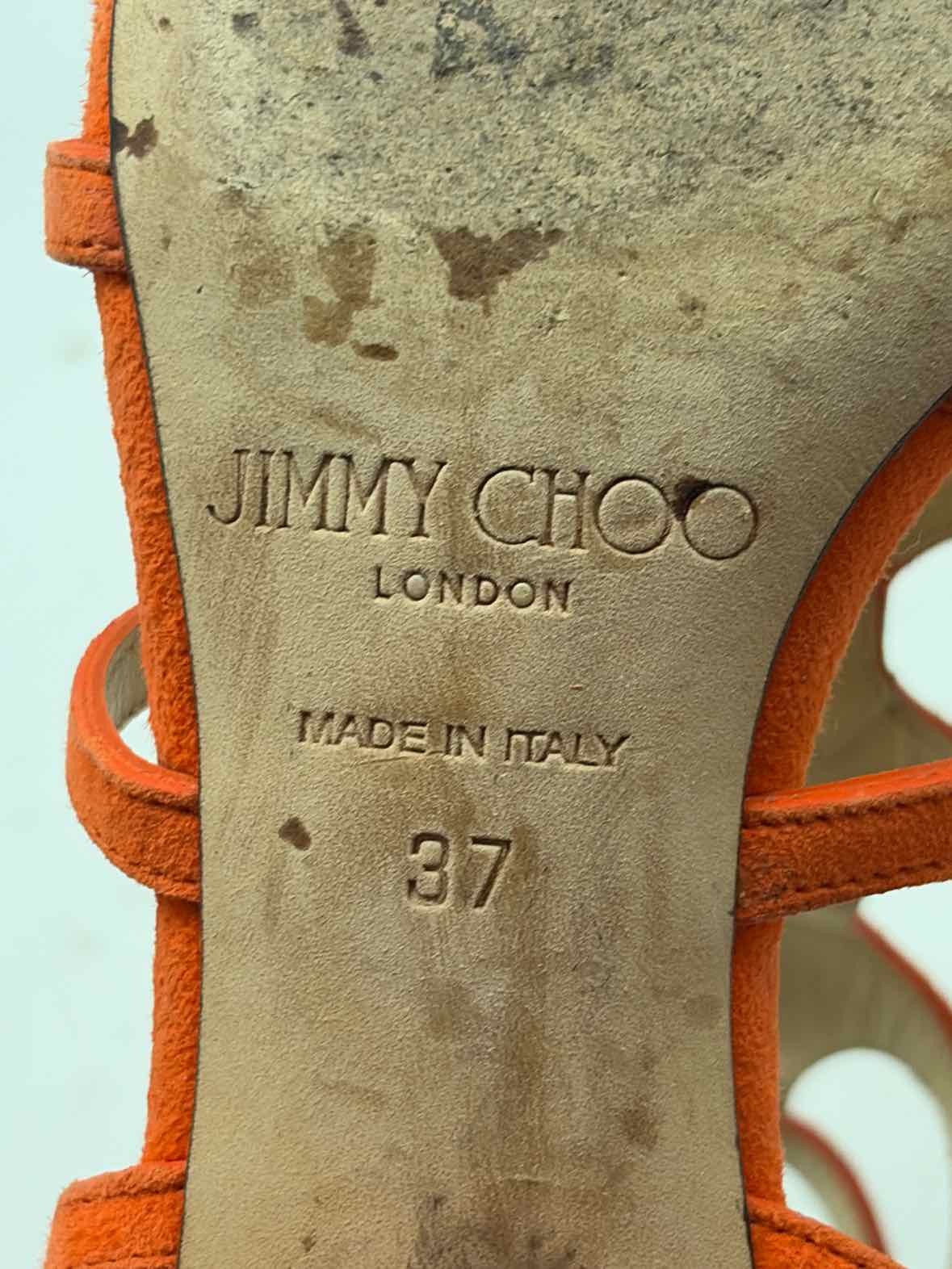 Jimmy Choo Orange Size 37 Gladiator Sandals
