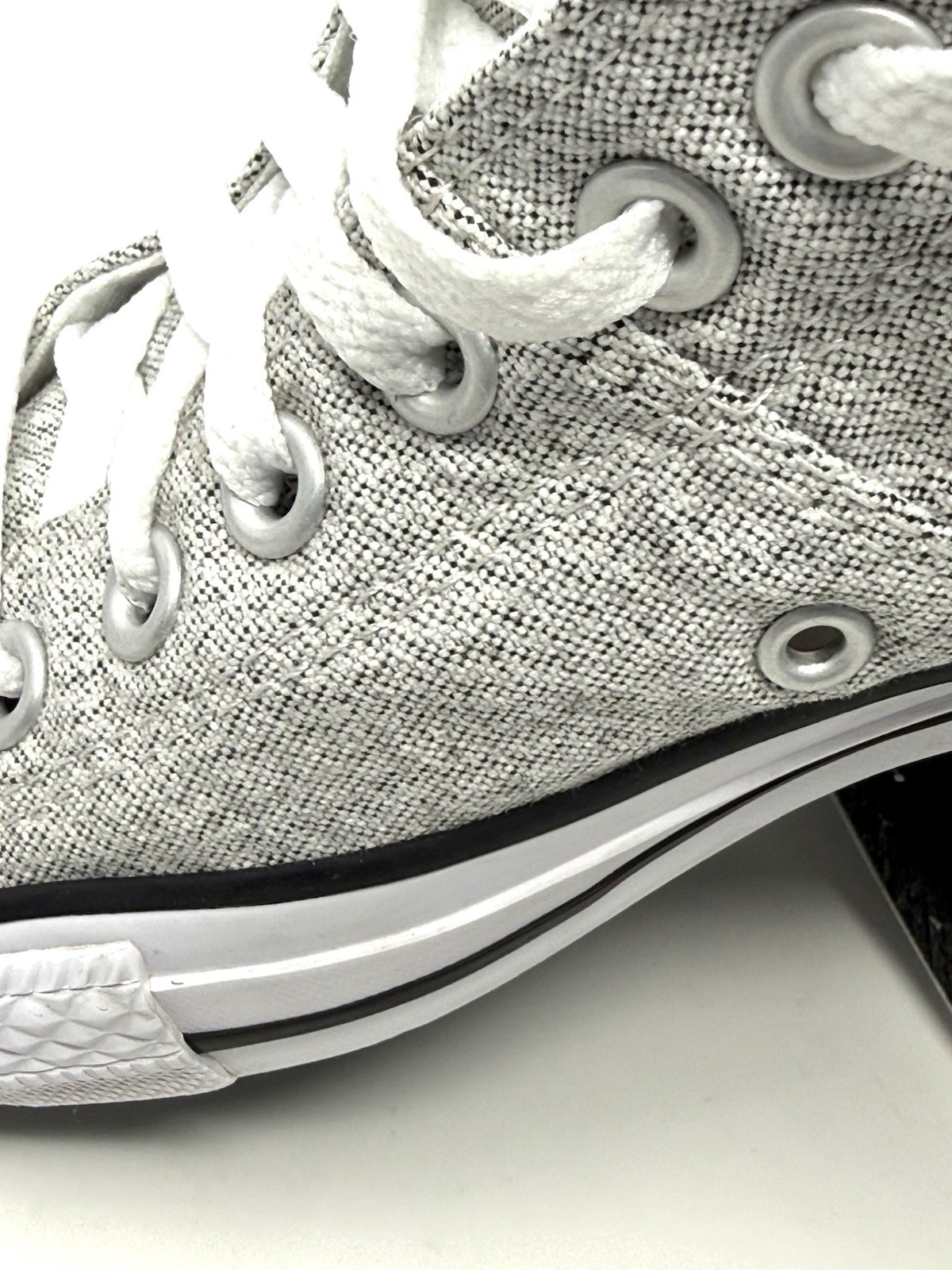 Converse All Star Ox Linen Gray Low Top Sneakers Women’s US 7.5 EU 38 Casual