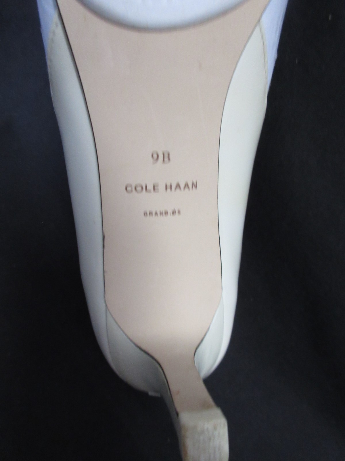 Cole Hann RODARTE Lace Fabric & Leather 3.25″ Tall Pointed Heels, Size 9B, VGC