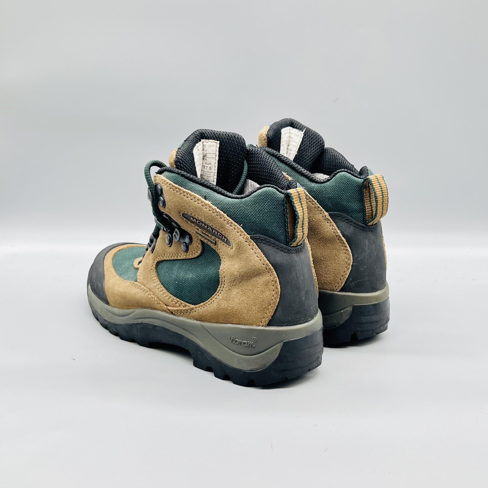 REI Boots Womens 7 Brown Suede Monarch GTX Ankle Hiking Vibram Booties Shoes