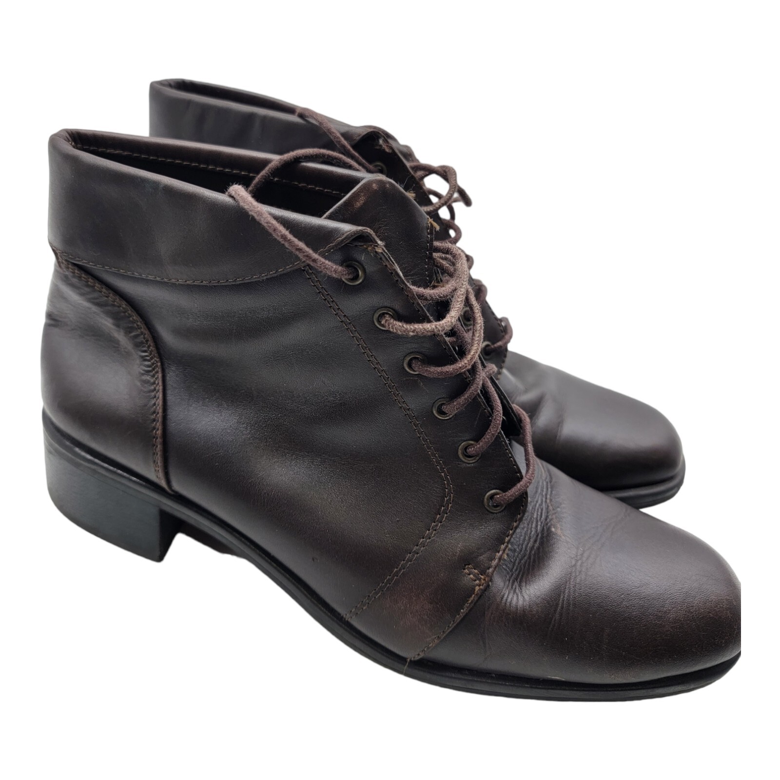 Classic Elements Shoes Womens Size 7 Brown Lenni Ankle Boots Casual Booties