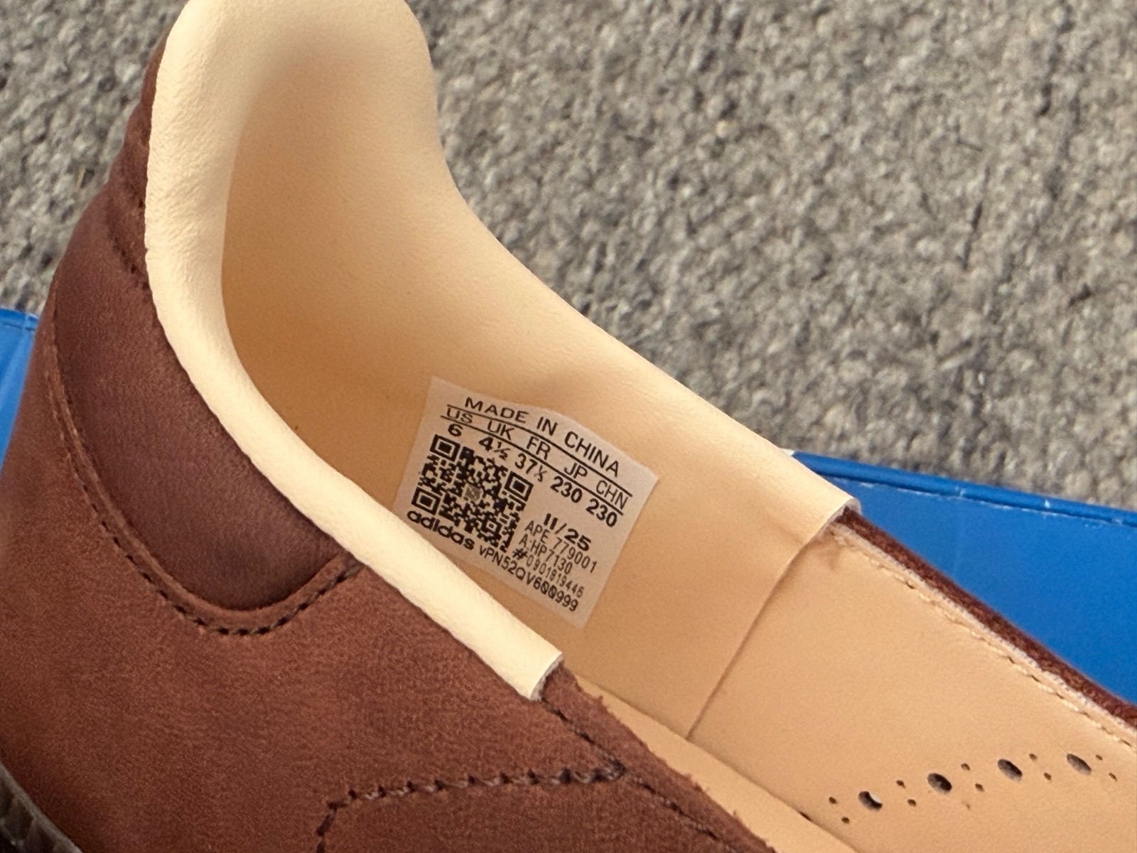 Brand New! Adidas Samba Jane Brown Leather (Size 6 US)