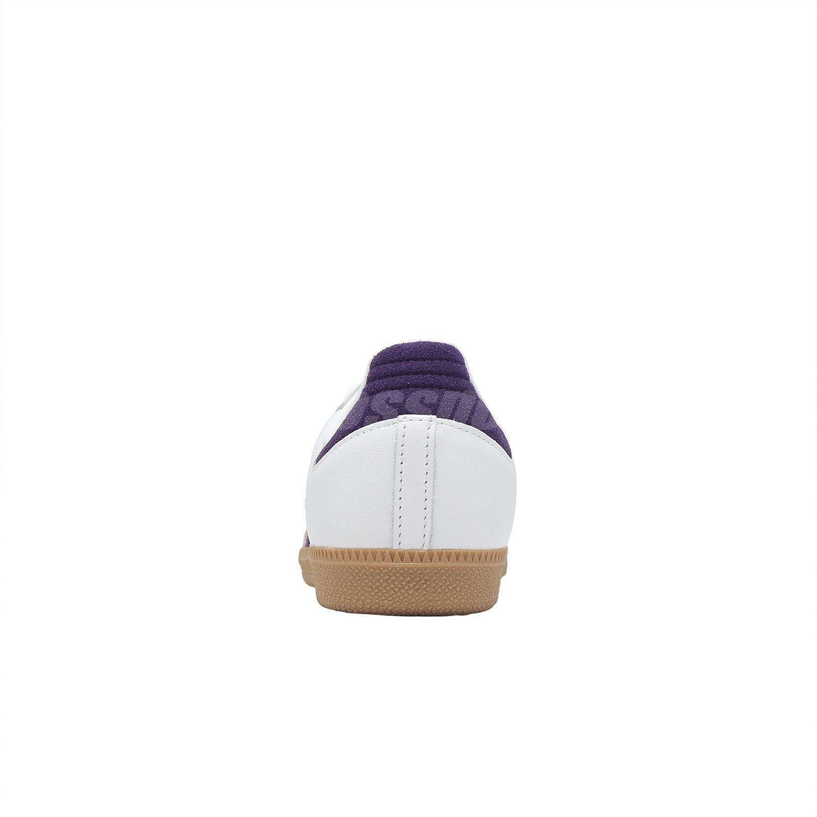 adidas Originals Samba OG W White Aurora Plum Gum Women Casual Shoes JS1392