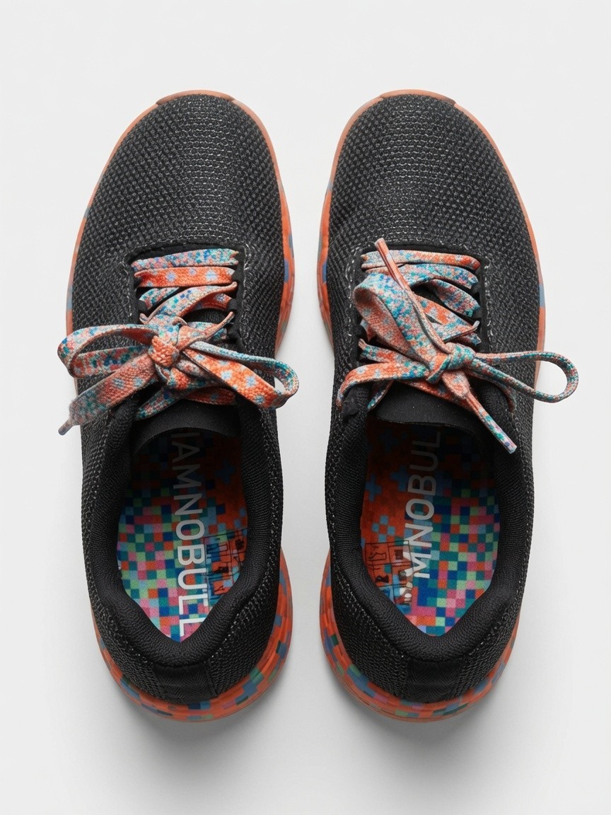 NOBULL Impact Runner Pixel Black Multi Womens 7.5 Mens 8 Limited Edition