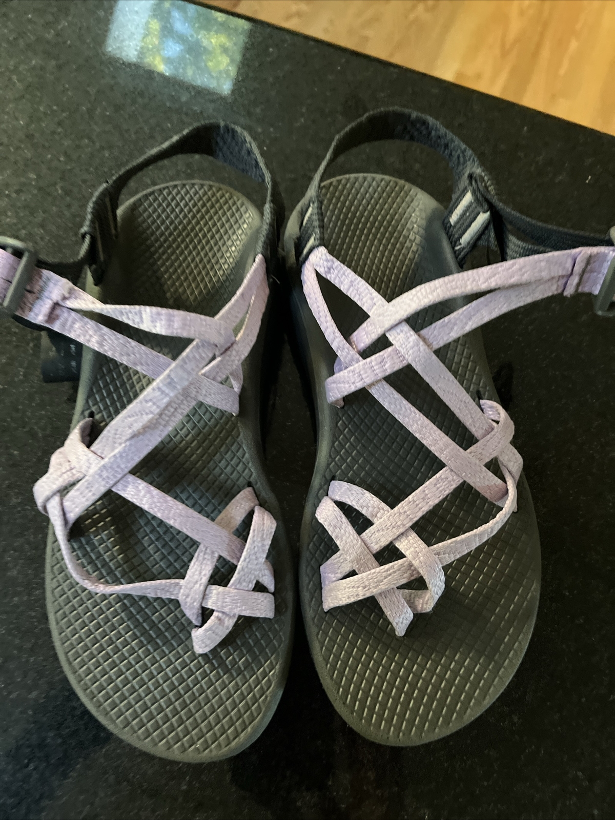 Chaco Z Cloud X2 Women Size 8 Lavendula Adjustable Straps Hiking Sandals Shoes