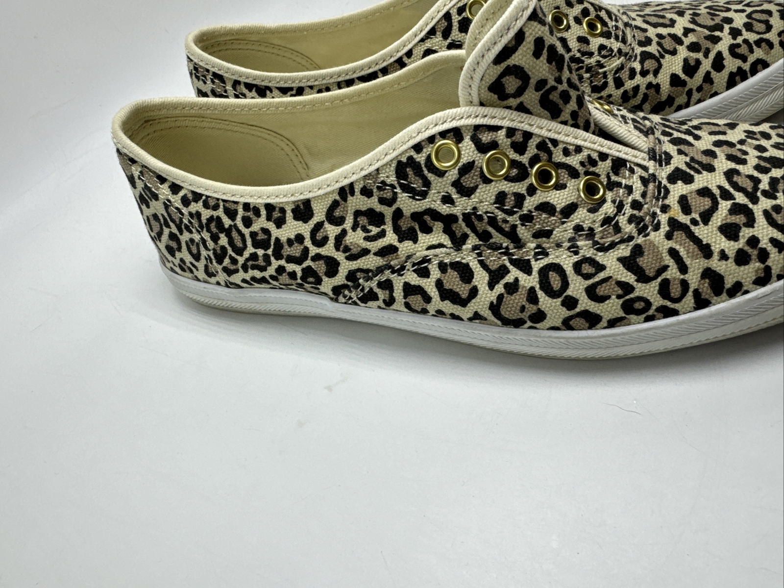 Kelly & Katie Tennis Sneaker Shoes Size 6.5 Solid Animal Print Lace Foam Insole