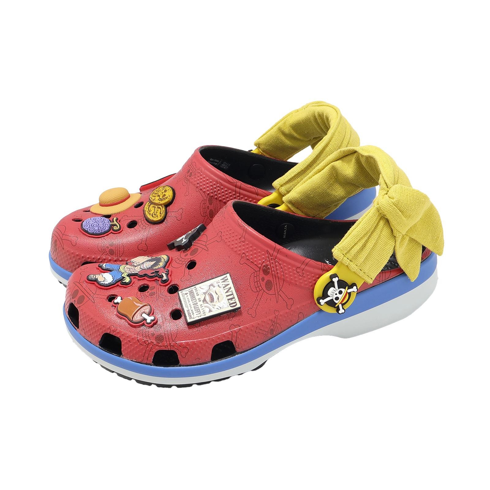 Crocs x One Piece Luffy Classic Clog K Kids Preschool Slip On Sandal 212127-90H