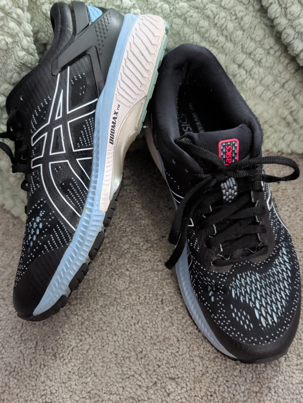 Asics Women’s Gel Kayano 26 Running Shoes Size 8 Blue Black