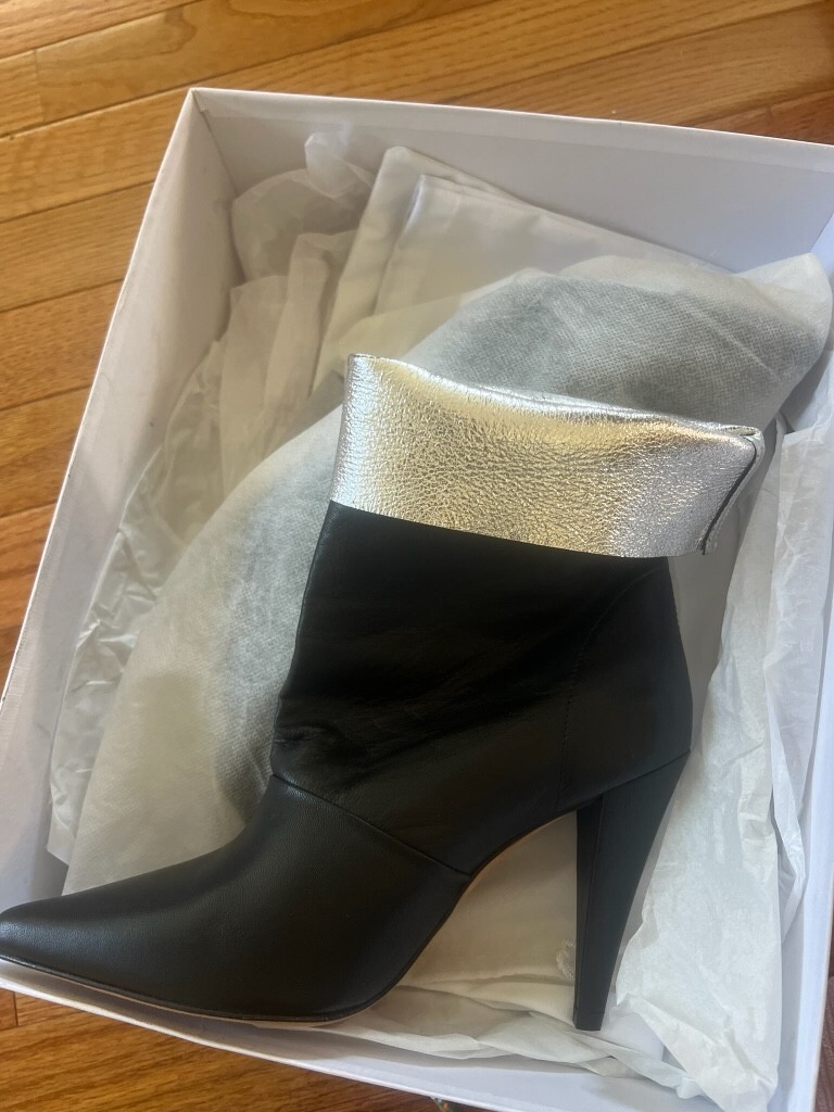 I R O Avina Black Silver Lined Boots