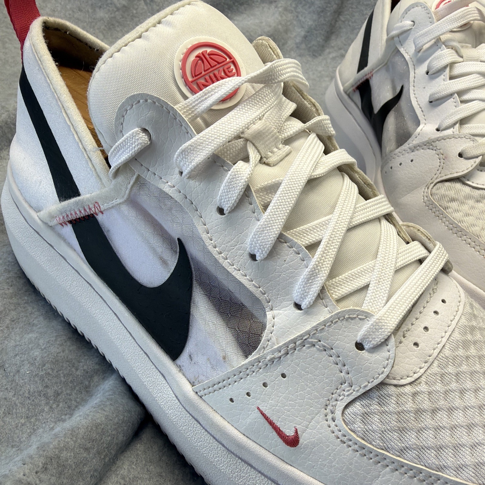 WOMENS NIKE COURT VISION ALTA TXT WHITE BLACK SEA CORAL SNEAKERS SHOES 11