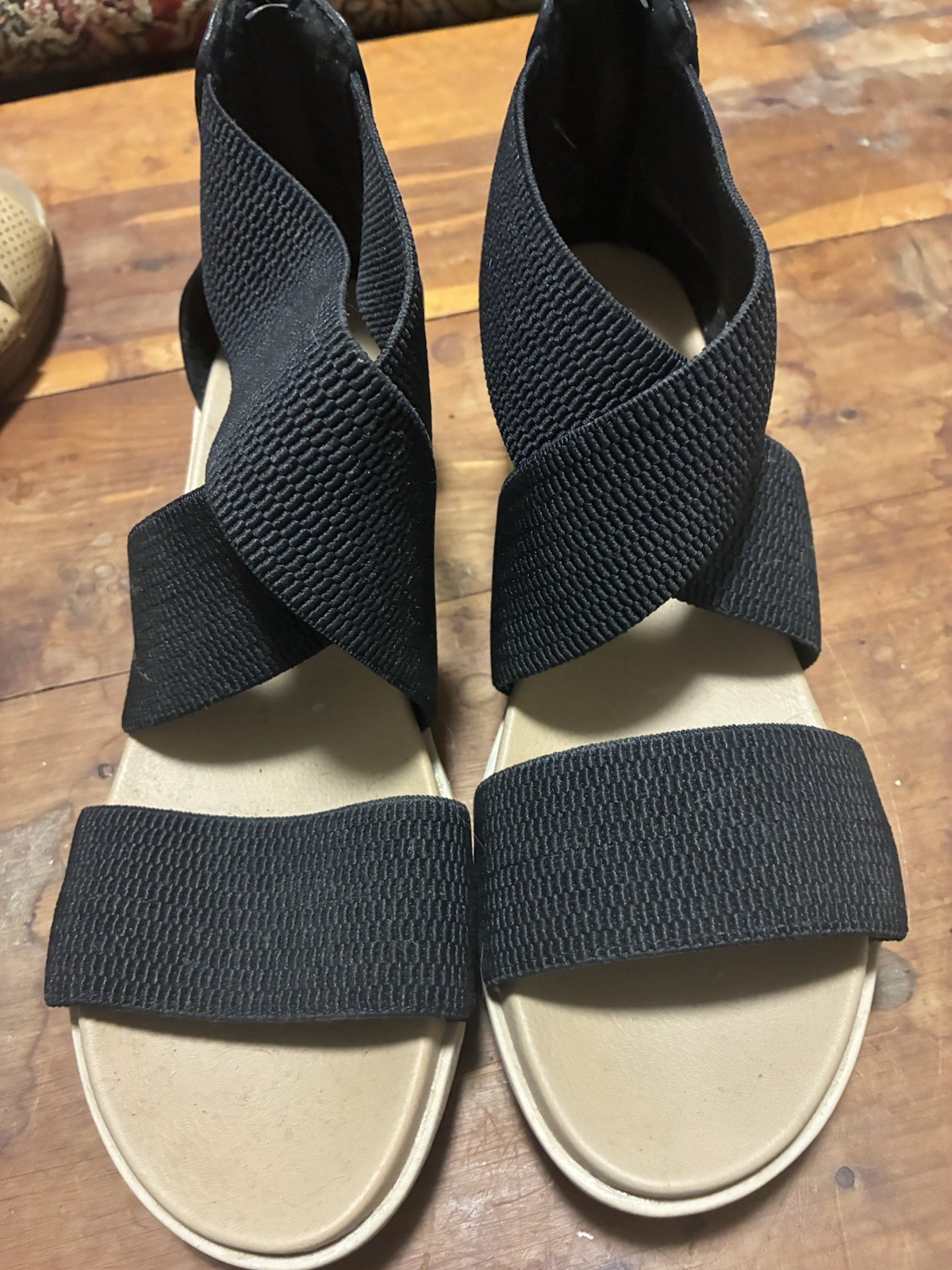 Mia More Black Sandals, Size 7