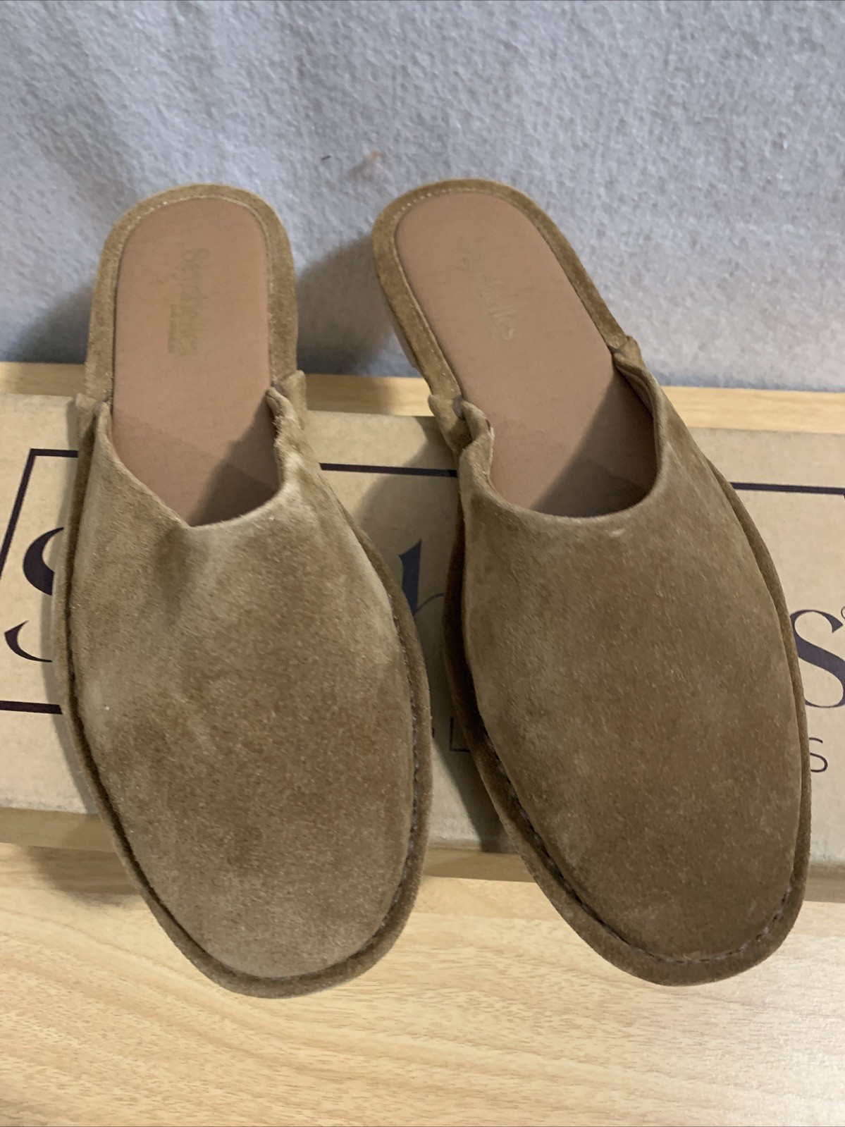 Seychelles Brown Eye of the beholder Slides Suede Women Size 6