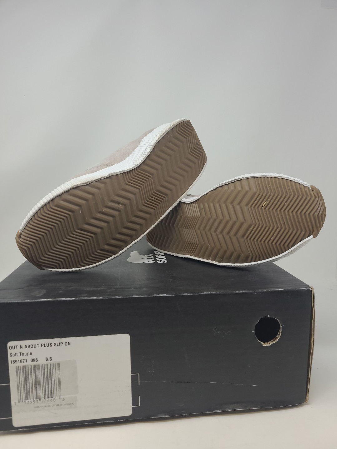 Women’s SOREL Out N About Plus Slip-On Sage Shoes Casual Travel Comfort Size 8.5