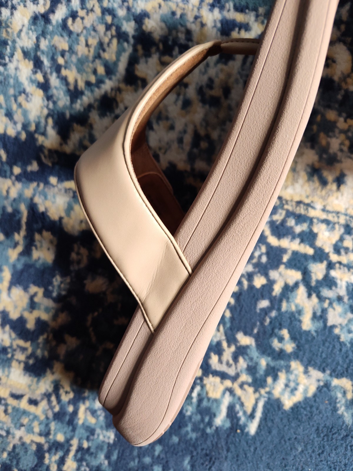 Fit Flop F-Mode Go Adjustable Flatform Toe Post Sandals Size 11