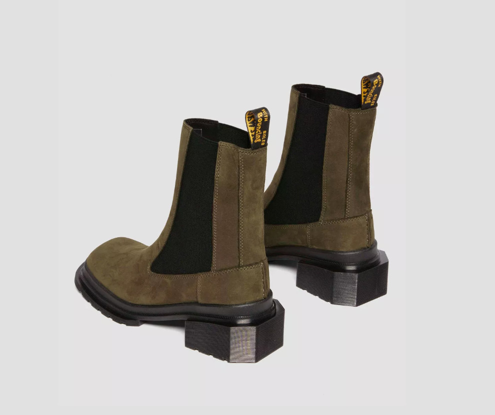 Dr Martens MAYBOLE SQUARE TOE TALL CHELSEA BOOTS MSRP$260 GORGEOUS & CHIC