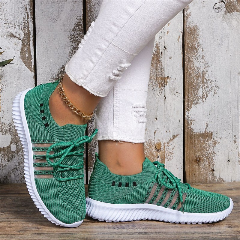 Casual Mesh Sneakers Athletic Breathable Walking Running Sports Shoes Lace Up