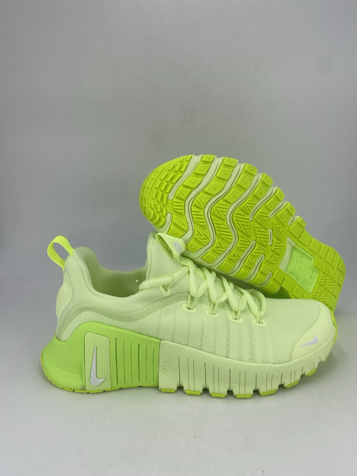 Nike W Free Metcon 6 Barely Volt White Volt (FJ7126 702) Women’s Size 7