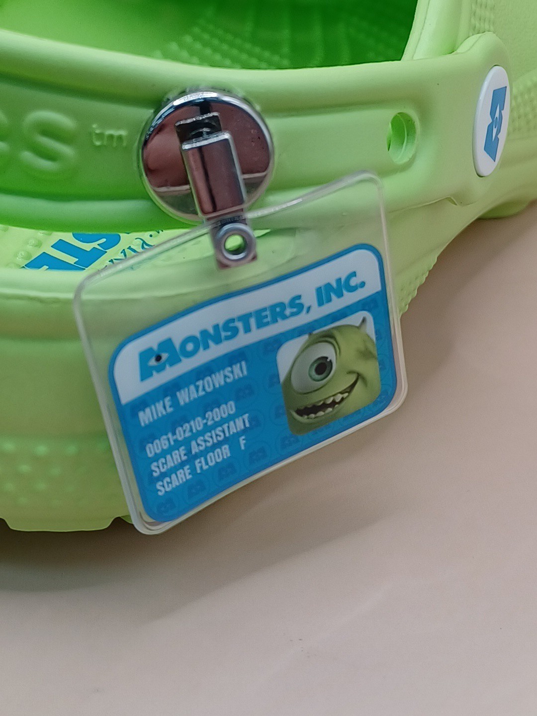 Crocs Monster Inc Mike Wazowski Classic Clog-Green Size Men 5 Women 7 US