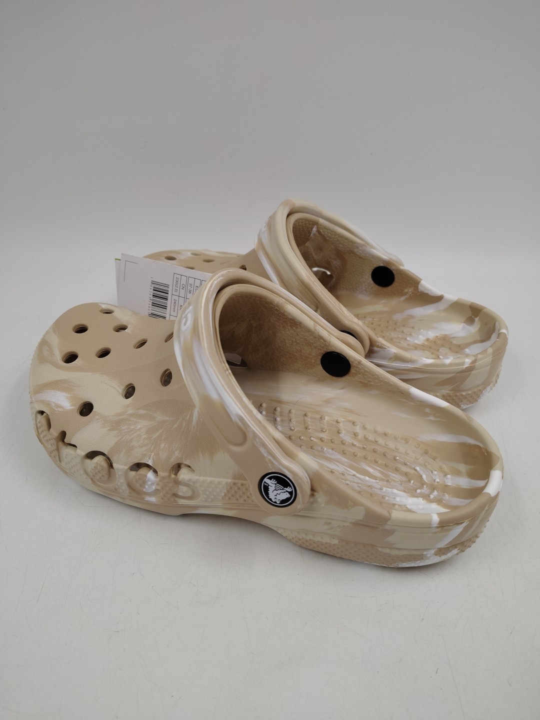 Crocs Unisex Baya Marbled Clog Chai Multi – US Men 8 Women 10 EU 41-42 Brand New
