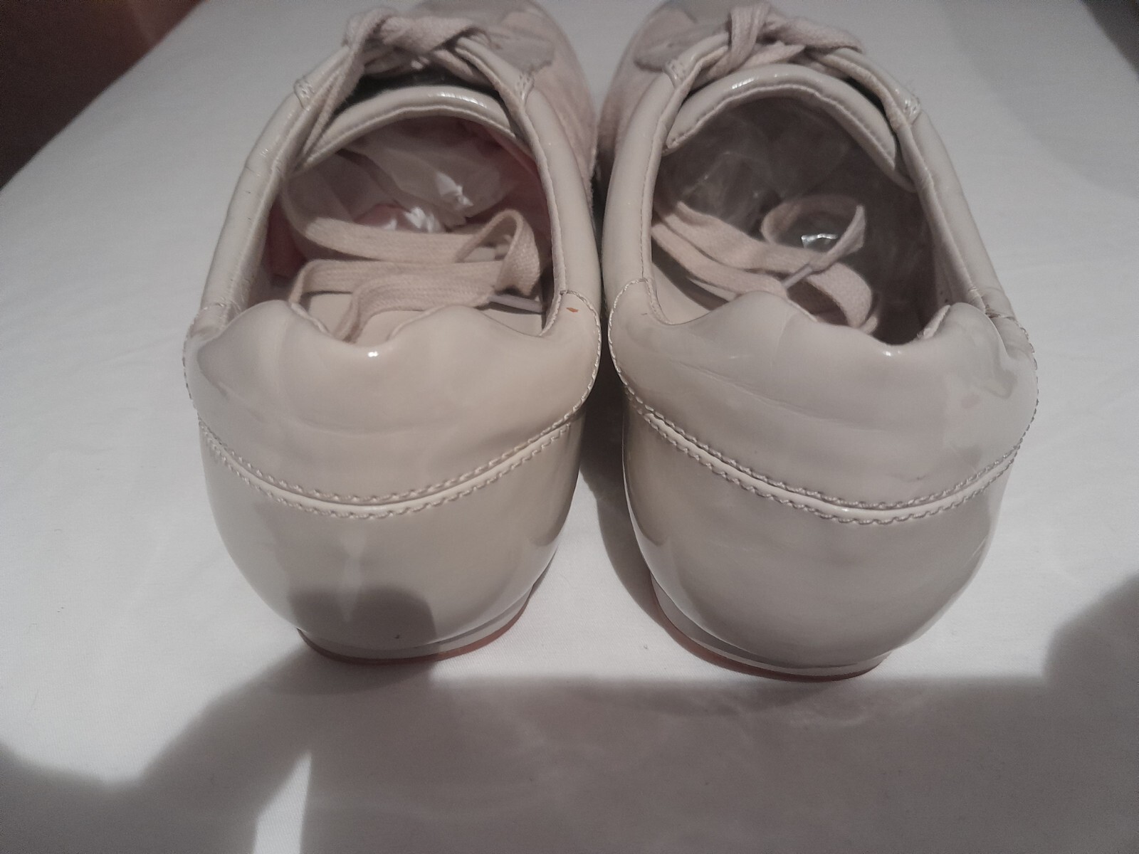 Cole Haan Womens Patent Leather / Suede Sneakers Gray Size 9B