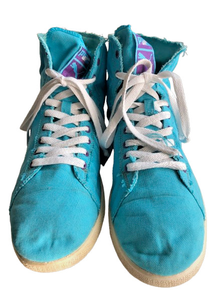 Puma First Round Safari «Blue Atoll / White / Team Violet» Size 40.5