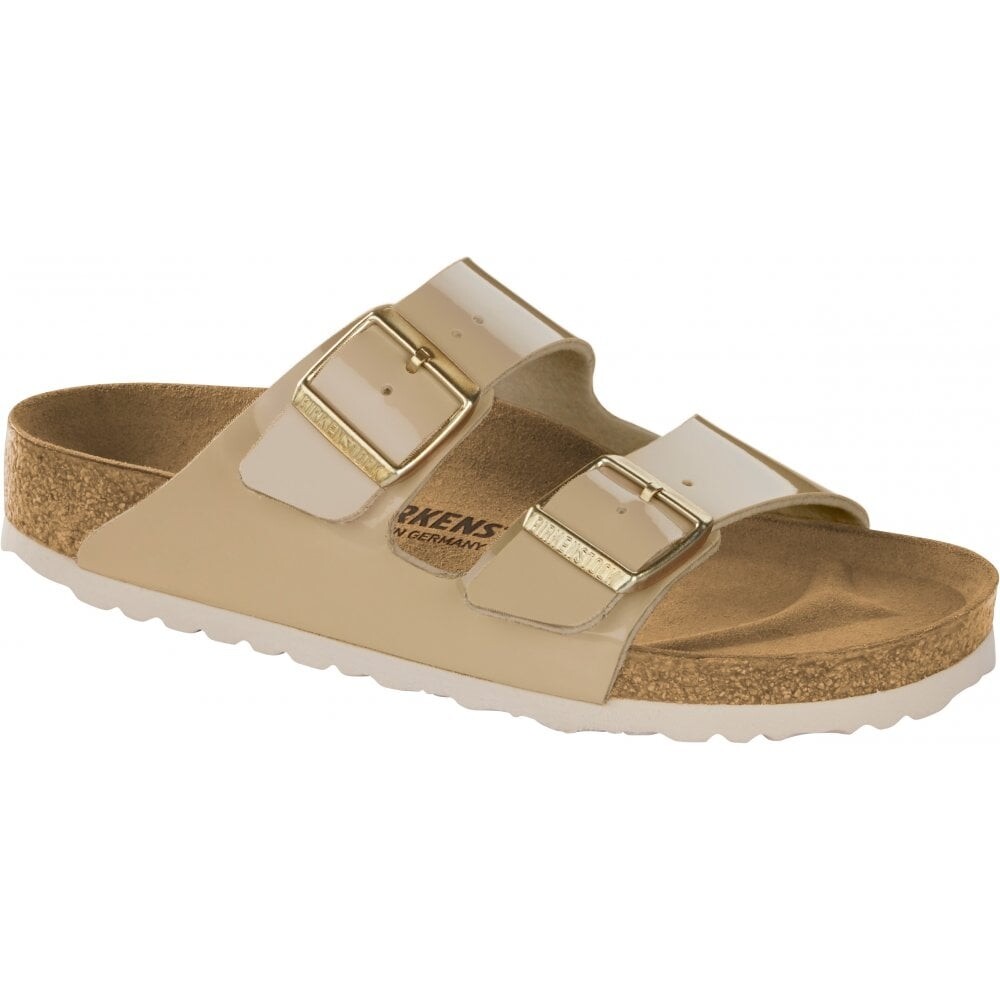 Birkenstock Birko Flor ARIZONA Patent Sand BNIB 1013069
