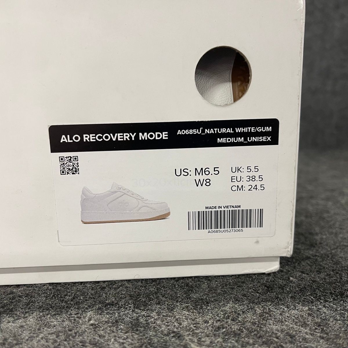 ALO YOGA Alo Recovery Mode Sneakers Unisex Size M6.5/W8 White