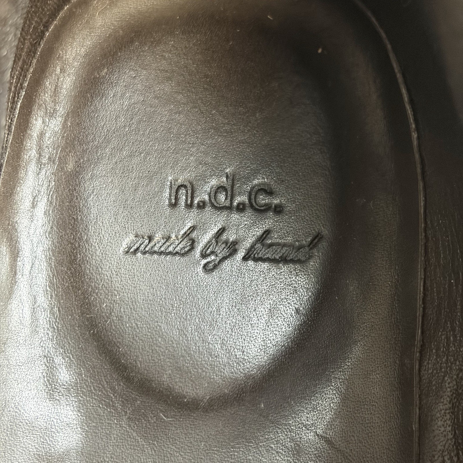 N.D.C. Made by Hand Womens Brown Suede Chelsea Boots Black Size EU 38 US 7
