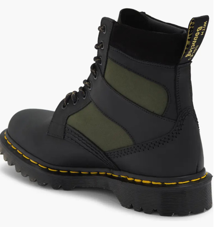 Dr. Martens Boots Womens 6 Leather Pascal 1460 Textile Padded Made in England